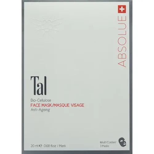 TAL Absolue Bio-Cellulose Mask 3-Pack – Swiss High-Performance Sheet Mask Set (3 × 20 ml)