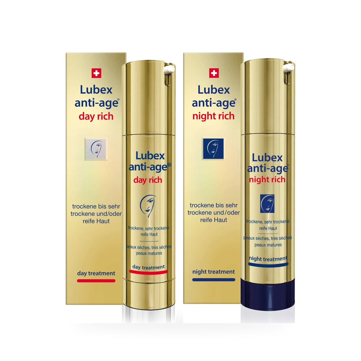 Lubex Anti-age – Day & Night Duo 11.11 | Day Rich + Night Rich | 2 × 50 ml