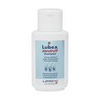 Application of Lubex Dandruff Shampoo on wet hair – scalp care for flakes & itching
