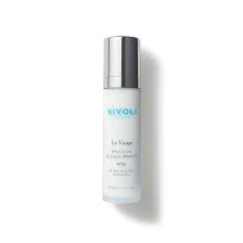 Application of RIVOLI Émulsion Ré-Équilibrante on face and neck – restoring barrier and balance