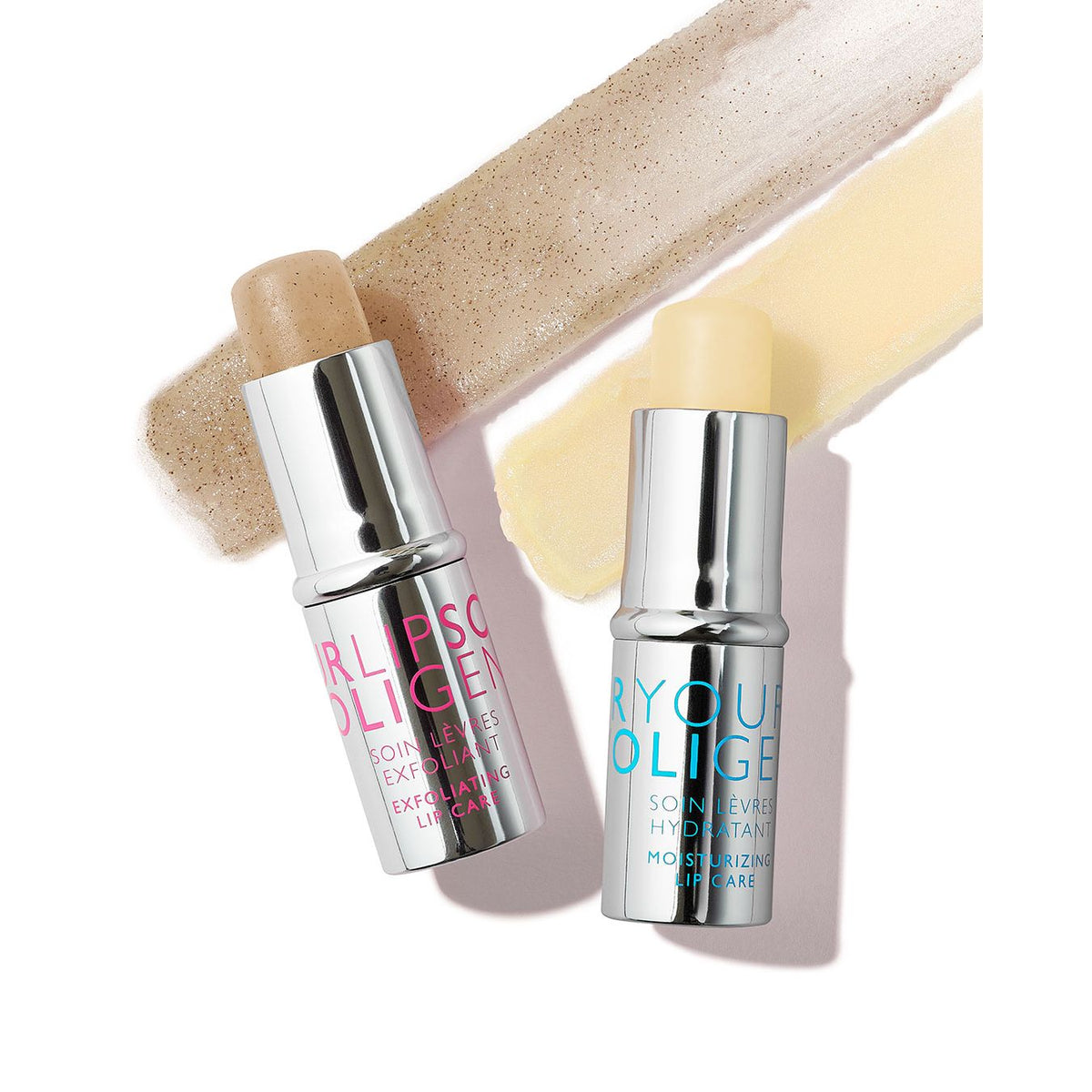 Applying RIVOLI For Your Lips on lips — soft, hydrated finish