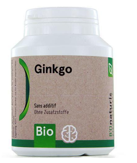 Bionaturis Ginkgo BIO 200 mg 120 Capsules Organic Supplement