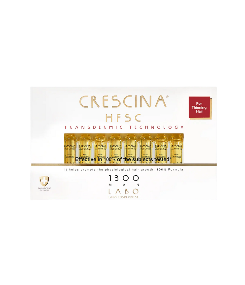 Crescina Transdermic HFSC Re-Growth vials – Swiss patented hair regrowth treatment