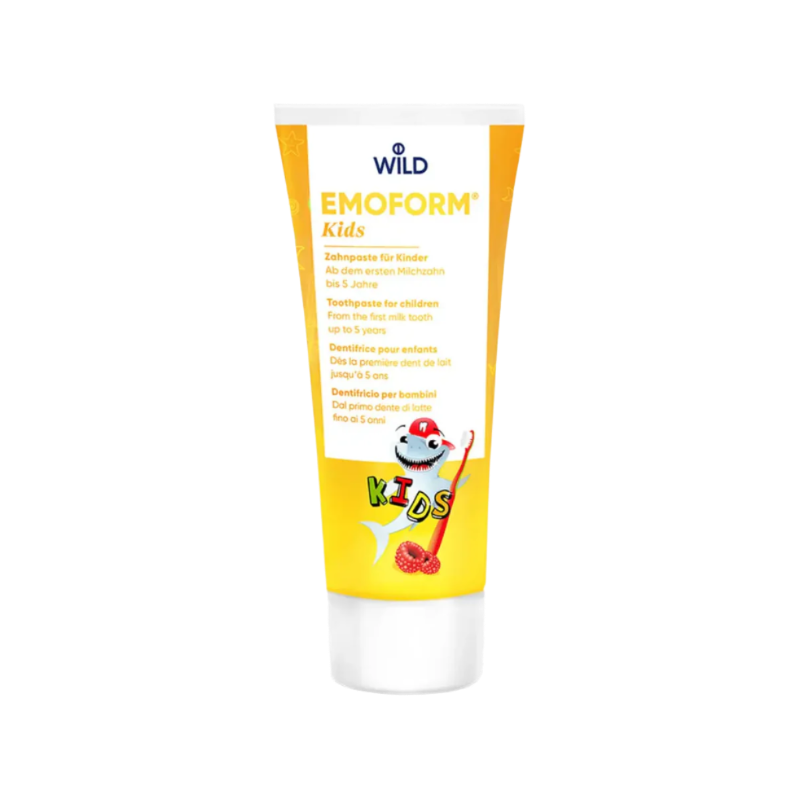 DR. Wild Emoform Kids Toothpaste – Swiss NZX caries protection for children up to 5 years (75 ml)