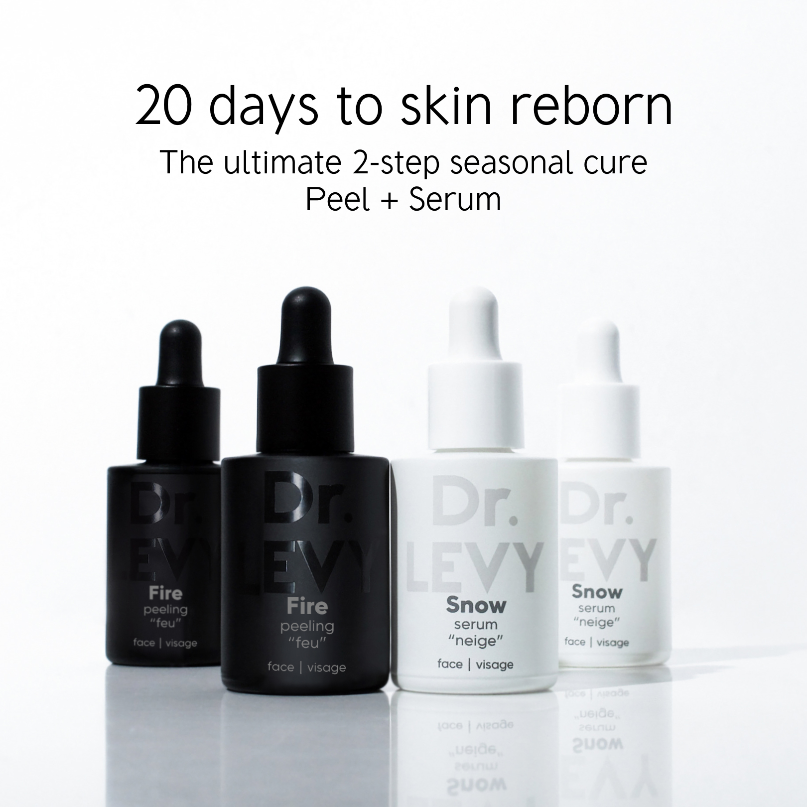 Dr. LEVY Switzerland – luxury 20-day home peel and serum protocol