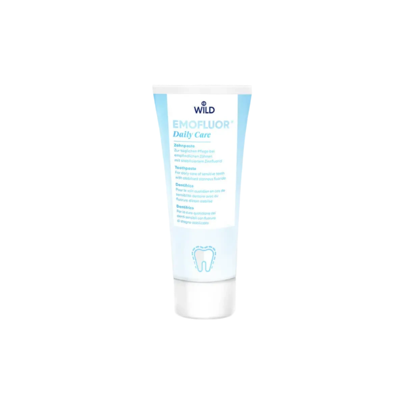 Dr. Wild Emofluor Daily Care Toothpaste – Swiss sensitive-teeth daily care (75 ml)