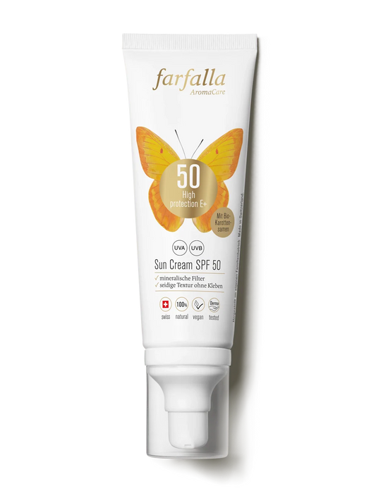Farfalla High Protection Sun Cream SPF 50 80 ml Natural Sunscreen