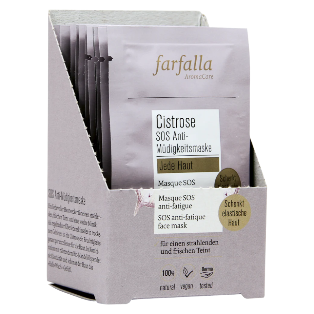 Farfalla cistus SOS anti-fatigue face mask 10* 7 ml