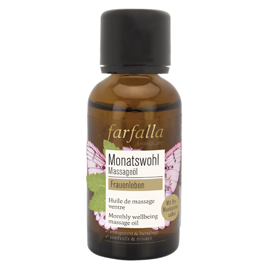 Farfalla frauenleben monthly massage oil 30ml