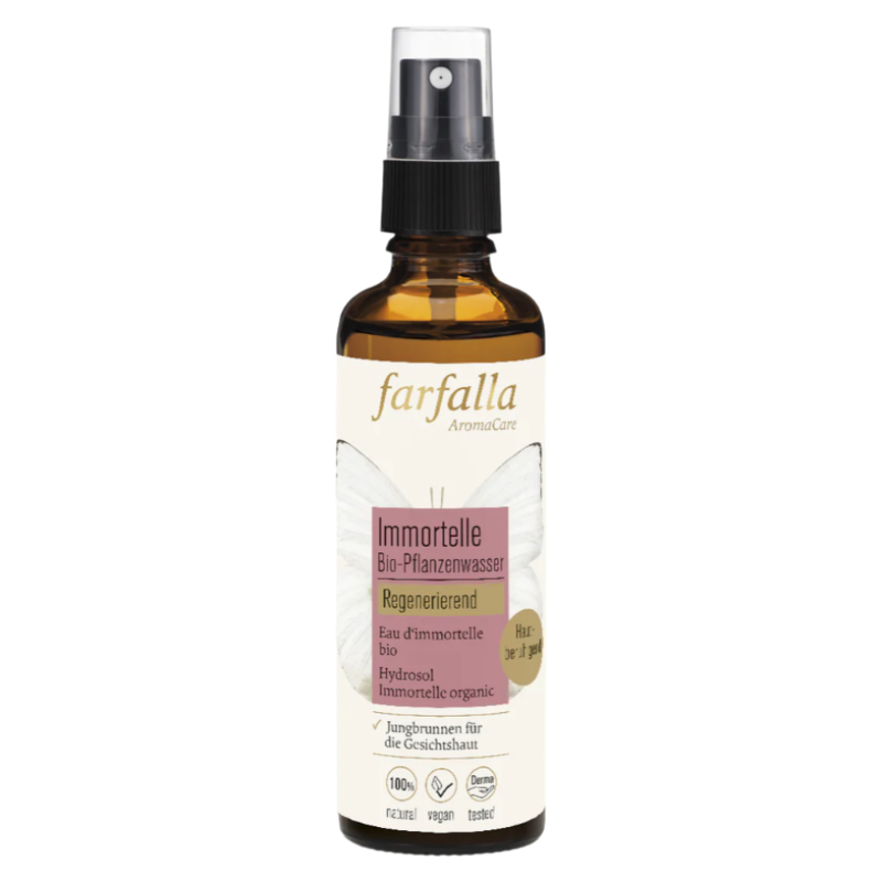 Farfalla immortelle organic plant water (regernerating) 75 ml Main image