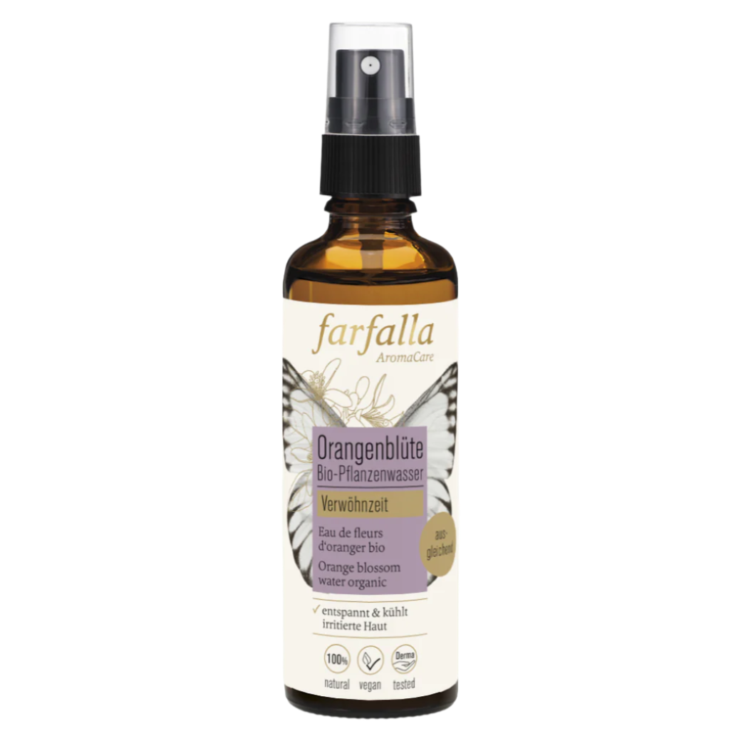Farfalla orange blossom organic plant water 75 ml Main image