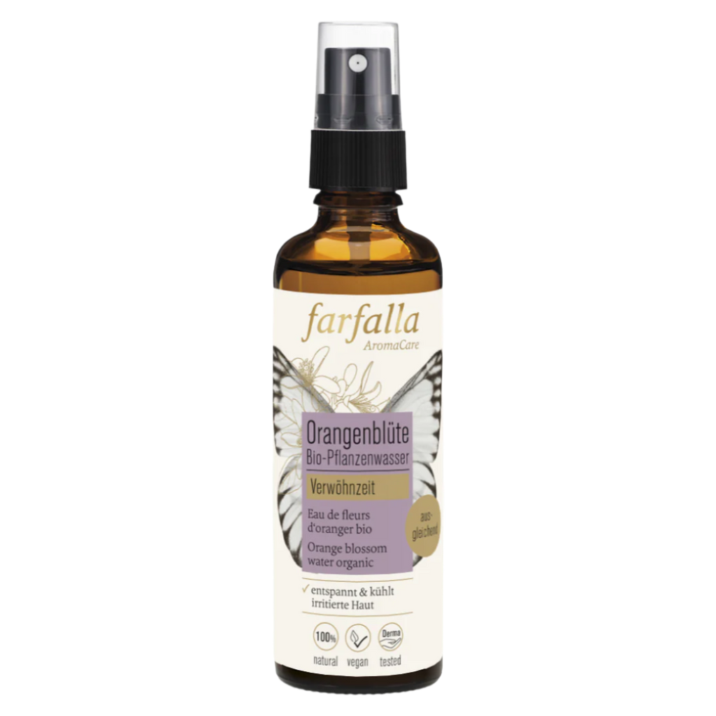 Farfalla orange blossom organic plant water 75 ml
