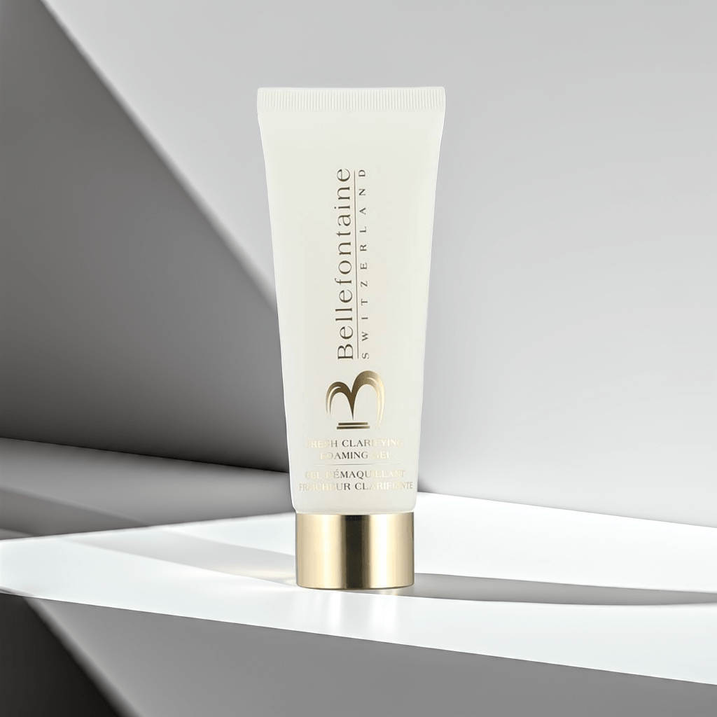 Fresh Clarifying Foam Gel tube & packaging – Bellefontaine cleansing essential