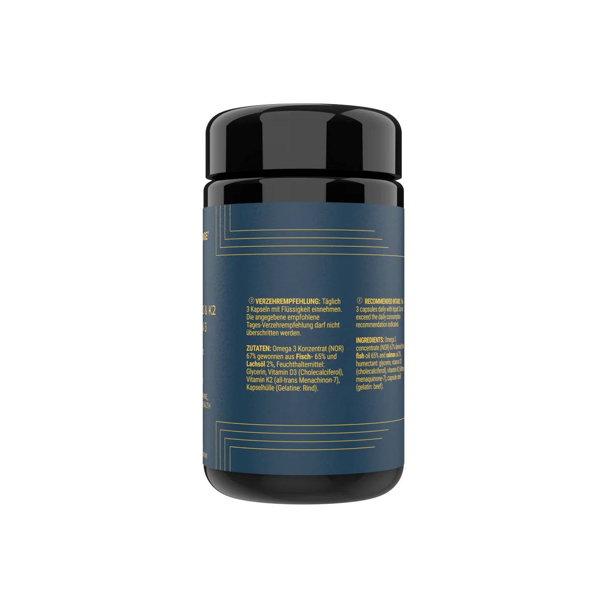 High-strength Omega-3 with Vitamin D3 and K2 MK-7 for bone, heart and brain health – Swiss Essentials | Beautylion.ch