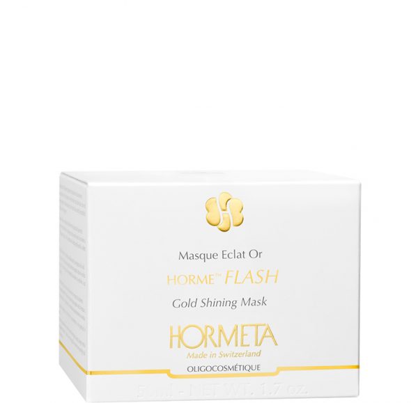 Hormeta Flash Gold Shining Mask 50mL – Instant Glow & Hydration