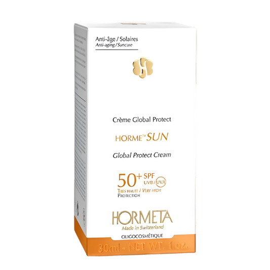 Hormeta HormeSUN Global Protect Cream SFP50+ – Swiss High-Protection Anti-Aging Sunscreen | 30 ml