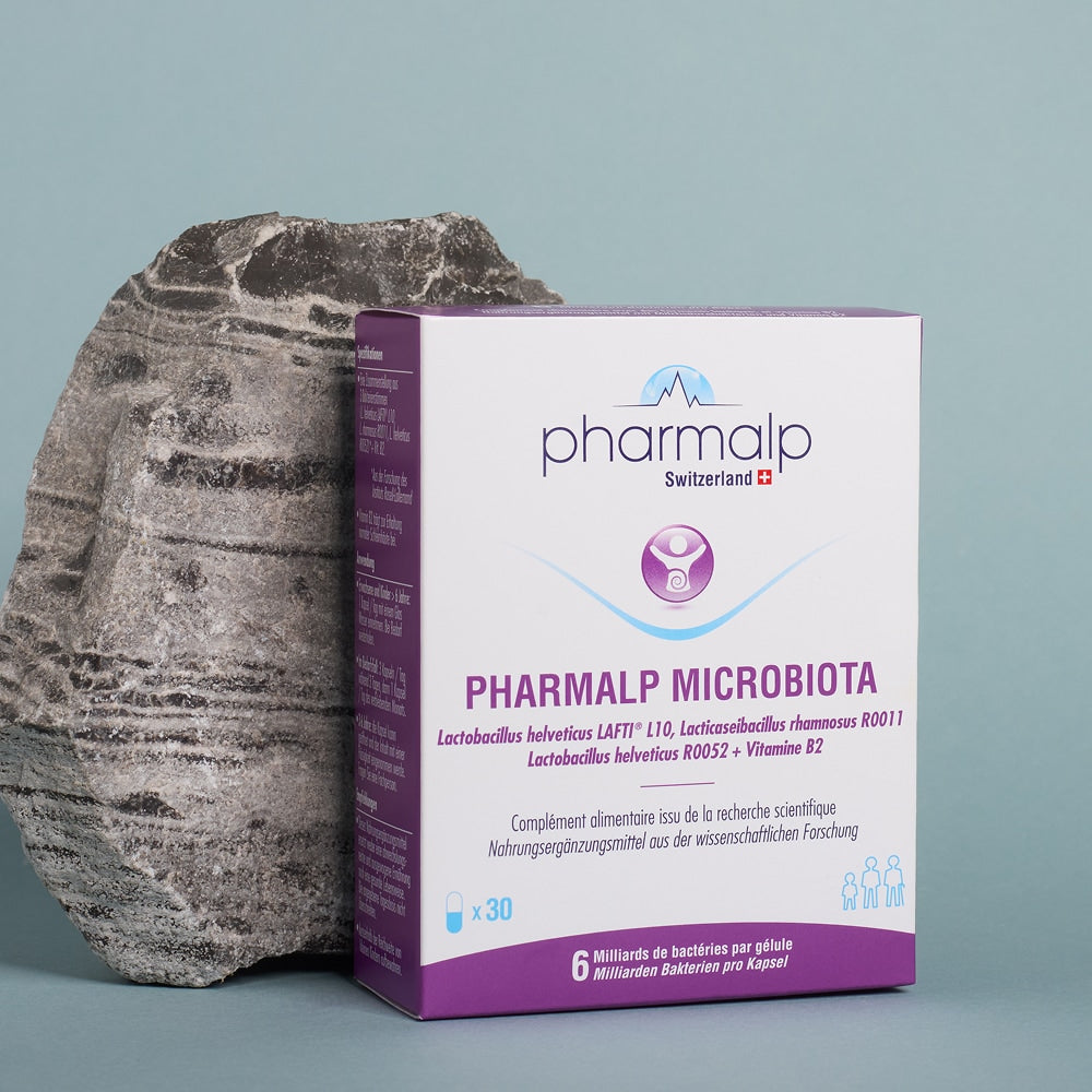 Illustration of gut microbiota ecosystem – product concept for MICROBIOTA