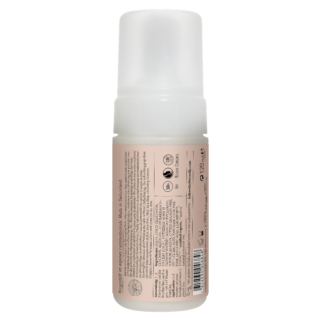 Farfalla – Grapefruit Silky Cleansing Foam | Gentle Facial Cleanser | 120 ml Secondary image