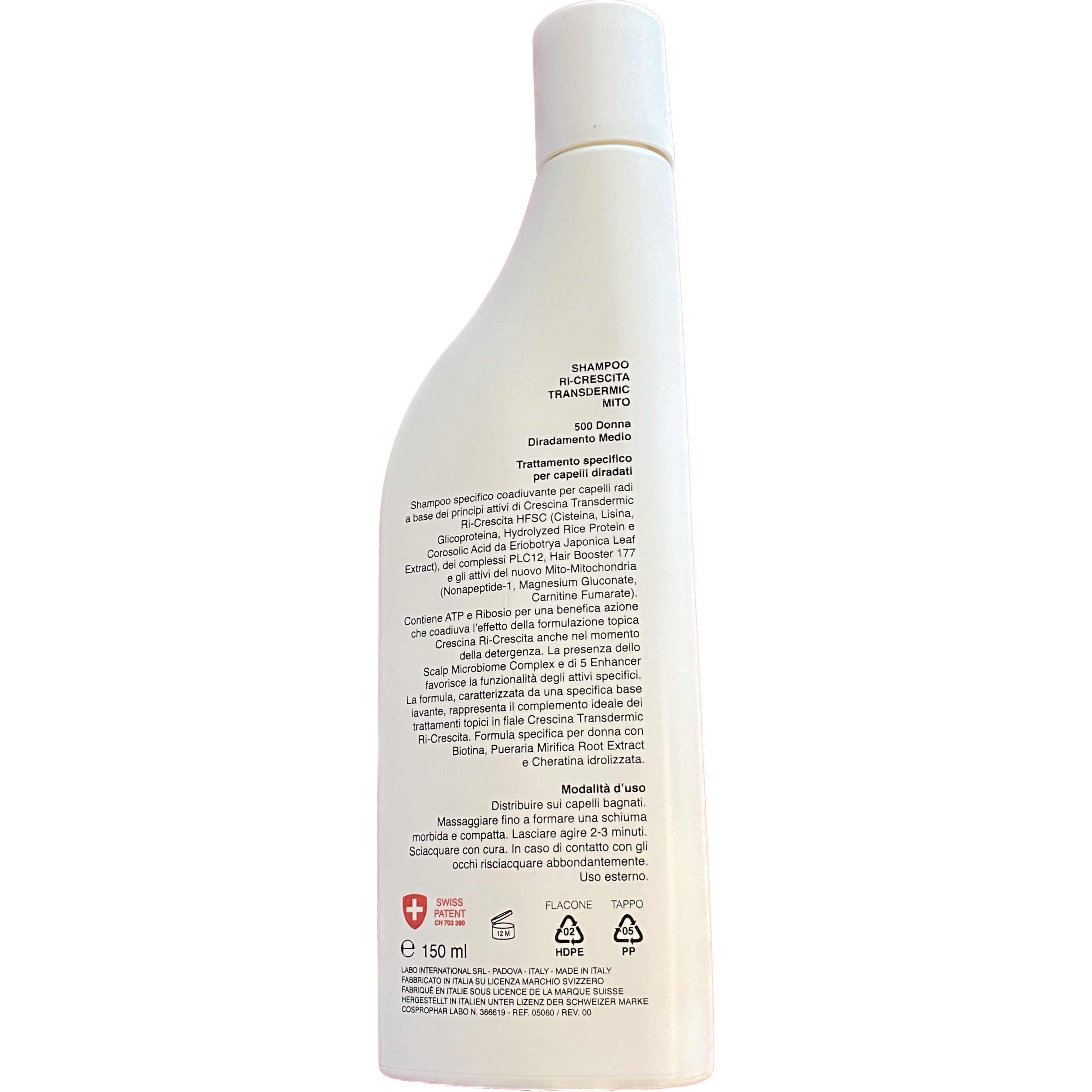 Labo Suisse Crescina mito Shampoo ri-crescita 500 for women 150ml