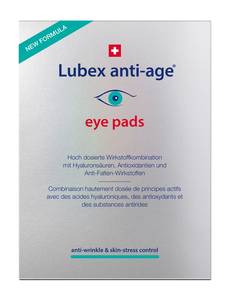 Lubex anti-age Eye Pads – Swiss anti-wrinkle eye mask for plumping & stress relief | Beautylion.ch