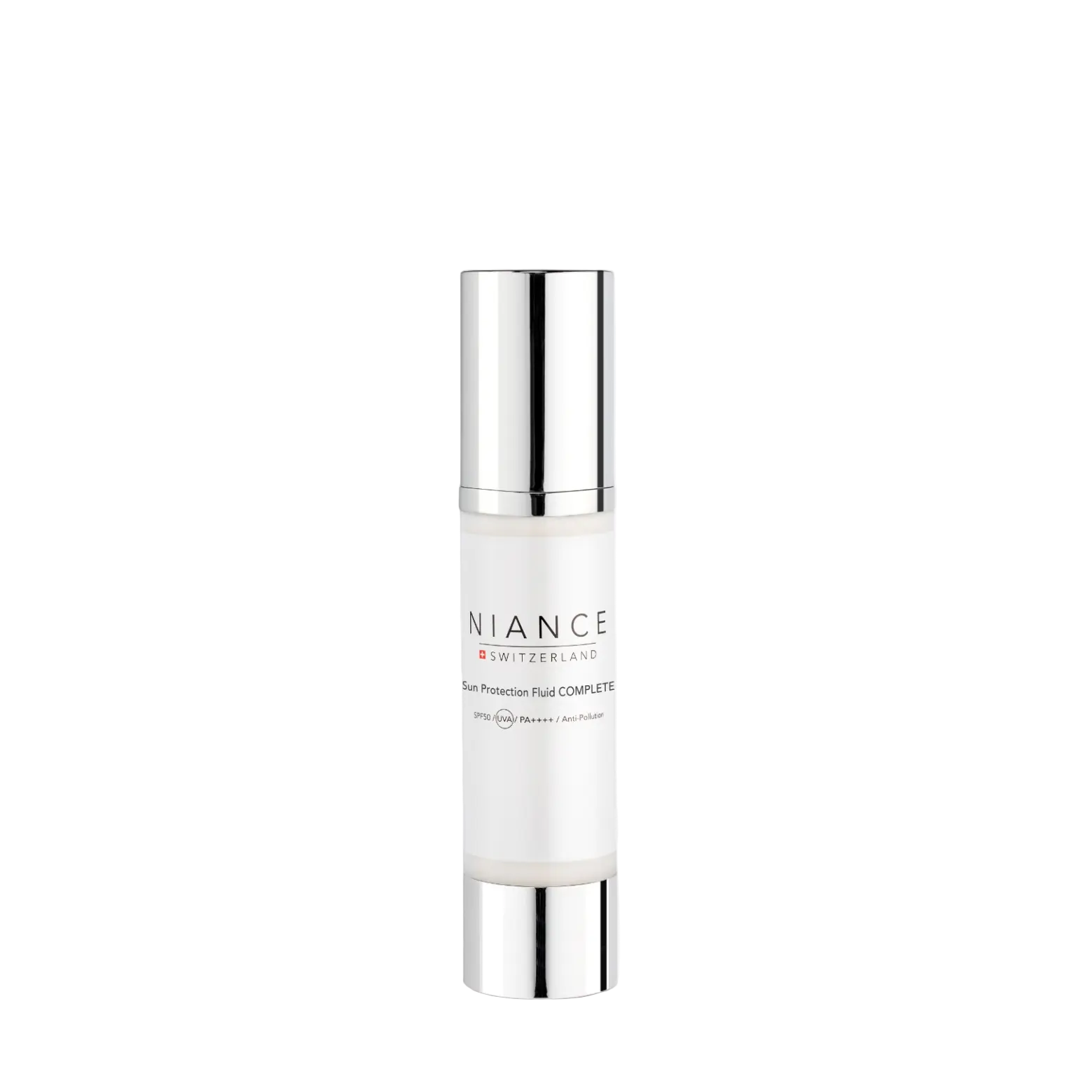 NIANCE Sun Protection Fluid COMPLETE SPF50 50 ml — lightweight Swiss sunscreen fluid