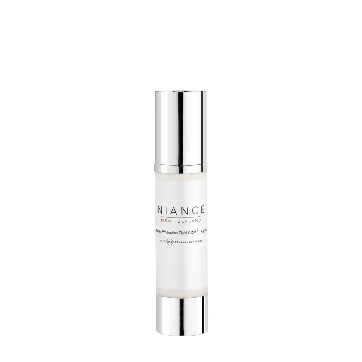 NIANCE Sun Protection Fluid COMPLETE SPF50 50 ml — lightweight Swiss sunscreen fluid