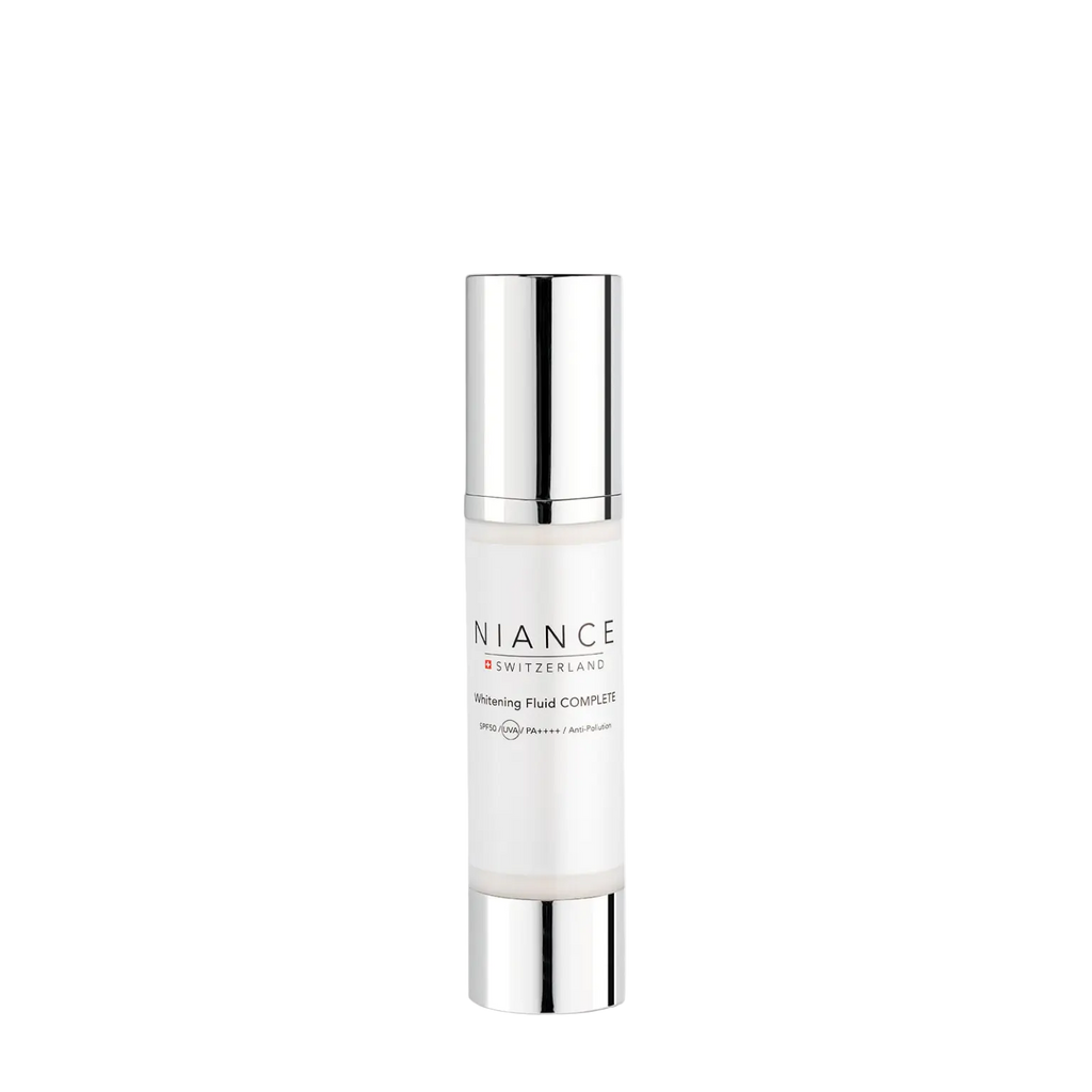 NIANCE Whitening Fluid COMPLETE SPF50 50 ml — brightening sun fluid (packshot)