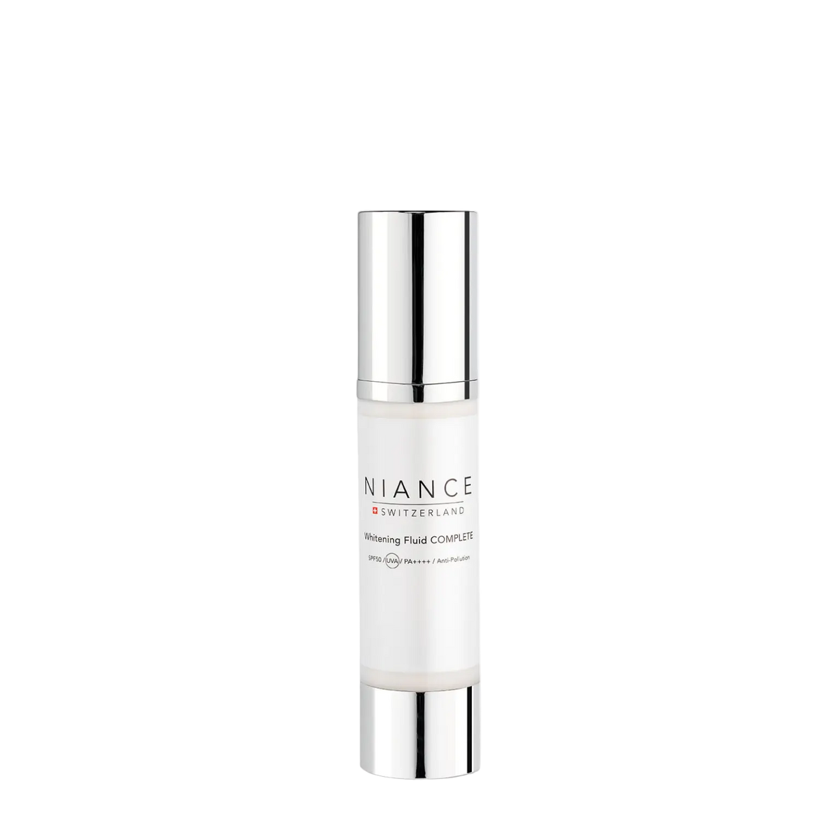 NIANCE Whitening Fluid COMPLETE SPF50 50 ml — brightening sun fluid (packshot)