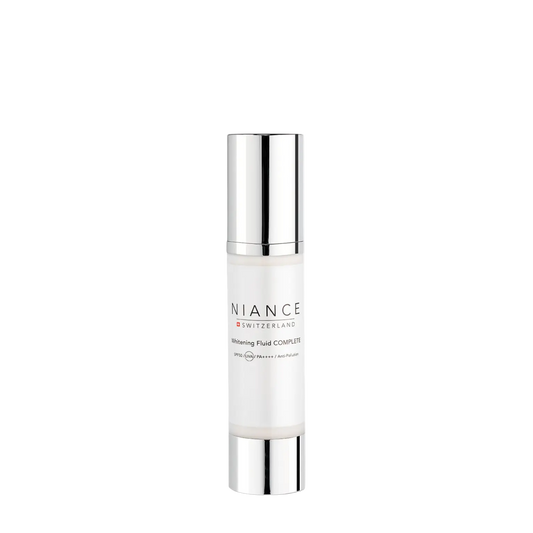 NIANCE Whitening Fluid COMPLETE SPF50 50 ml — brightening sun fluid (packshot)