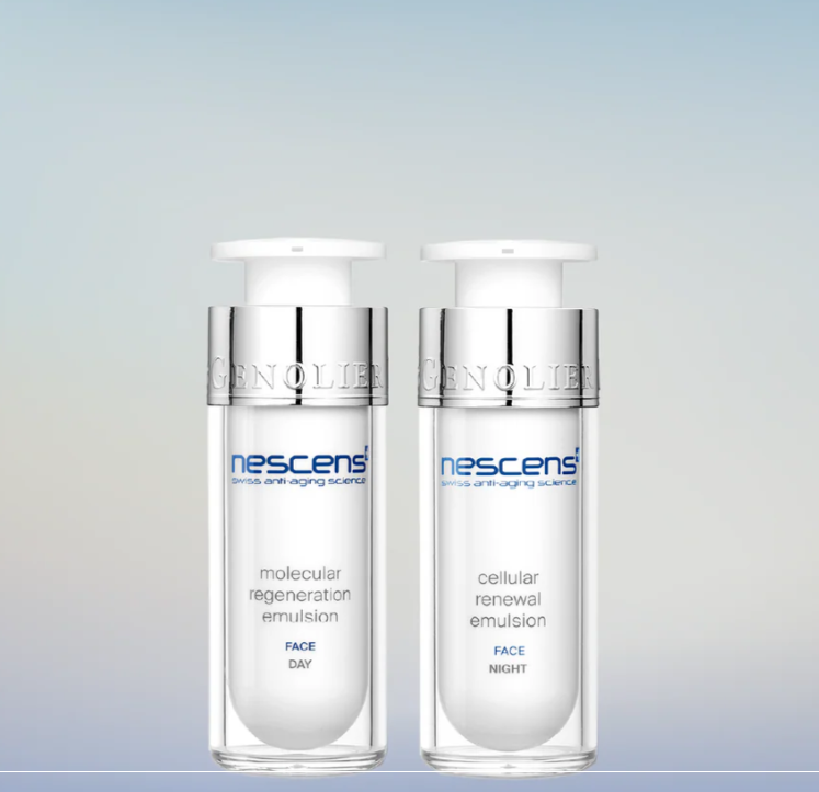 Nescens Duo Emulsion Day & Night Set – Swiss 24H Renewal Emulsions for Face | Beautylion.ch Main image