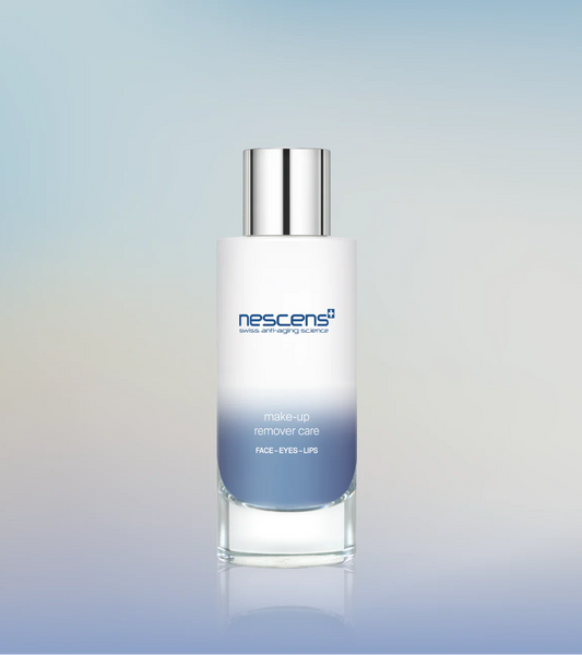 Nescens Eyes & Lips Make-Up Remover front bottle view