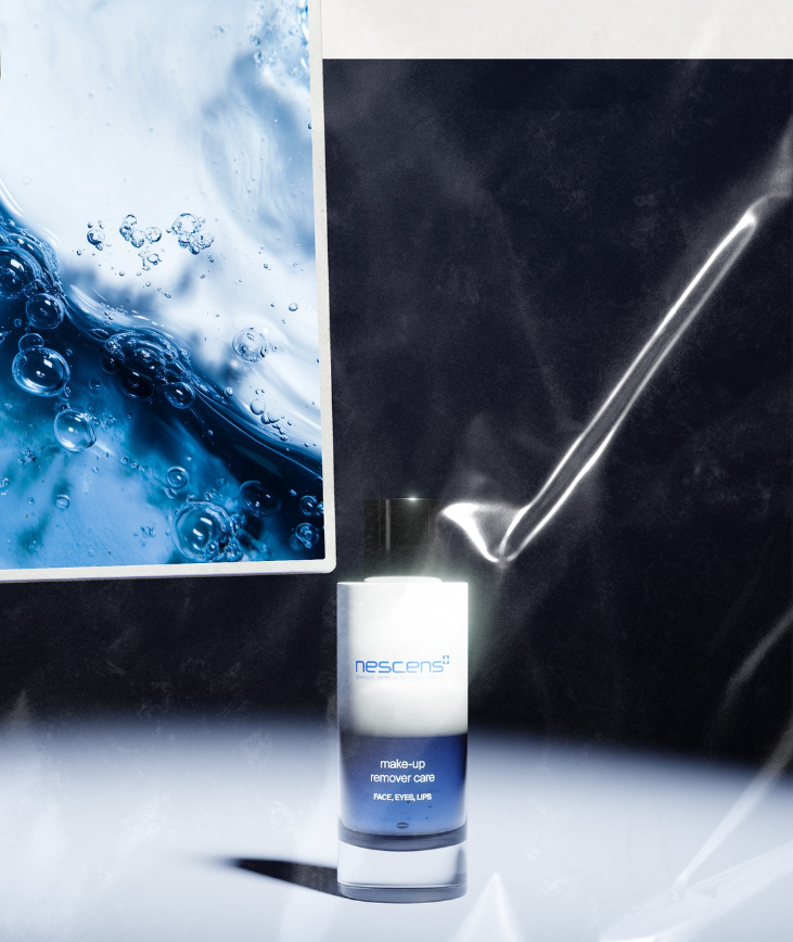 Nescens Swiss skincare packaging detail