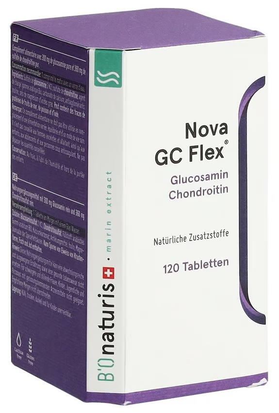 Nova GC Flex Glucosamine Chondroitin 120 Tablets Swiss Supplement