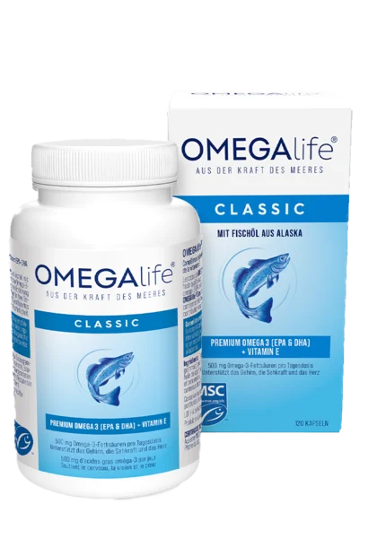 Omega-life – Classic Omega-3 Fish Oil | EPA & DHA | 120 capsules