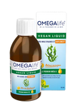 Omega-life – Vegan Liquid Omega-3 Algae Oil + Ahiflower® | DHA/EPA + Vitamins D3 & E | 100 ml