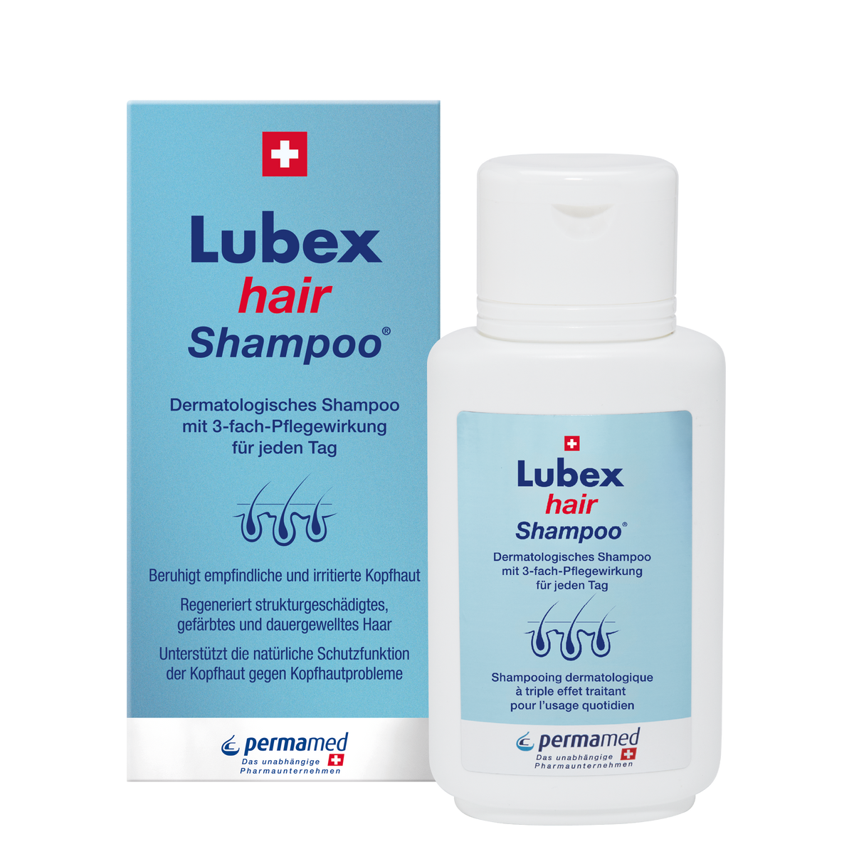 Lubex – hair | Mild Dermatological Shampoo for Sensitive Scalp | 200 ml