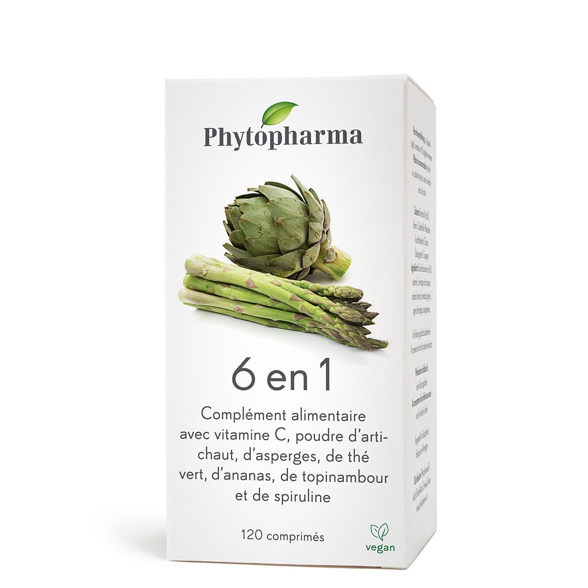 Phytopharma 6 in 1 Plant-Based Supplement Tablets 120 Tablets Main image