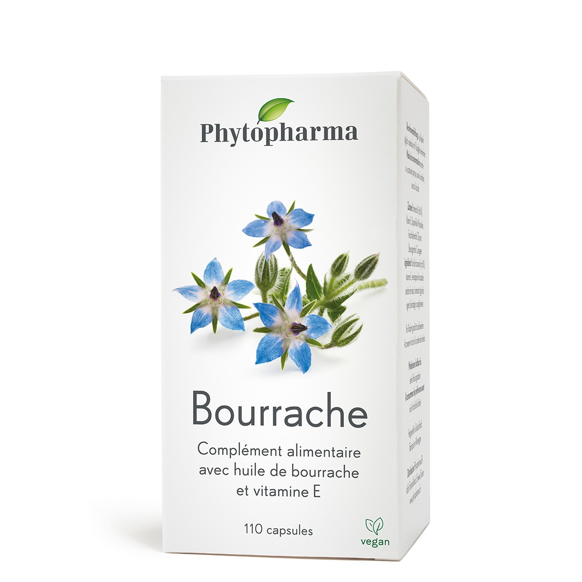 Phytopharma – Borage Capsules | Skin & Essential Fatty Acid Support | 110 capsules