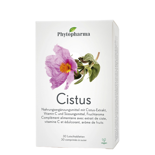 Phytopharma Cistus Lozenges – Vitamin C & Herbal Immune Support