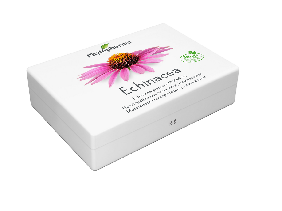 Phytopharma Echinacea Pastilles 55 g — immune lozenges with echinacea