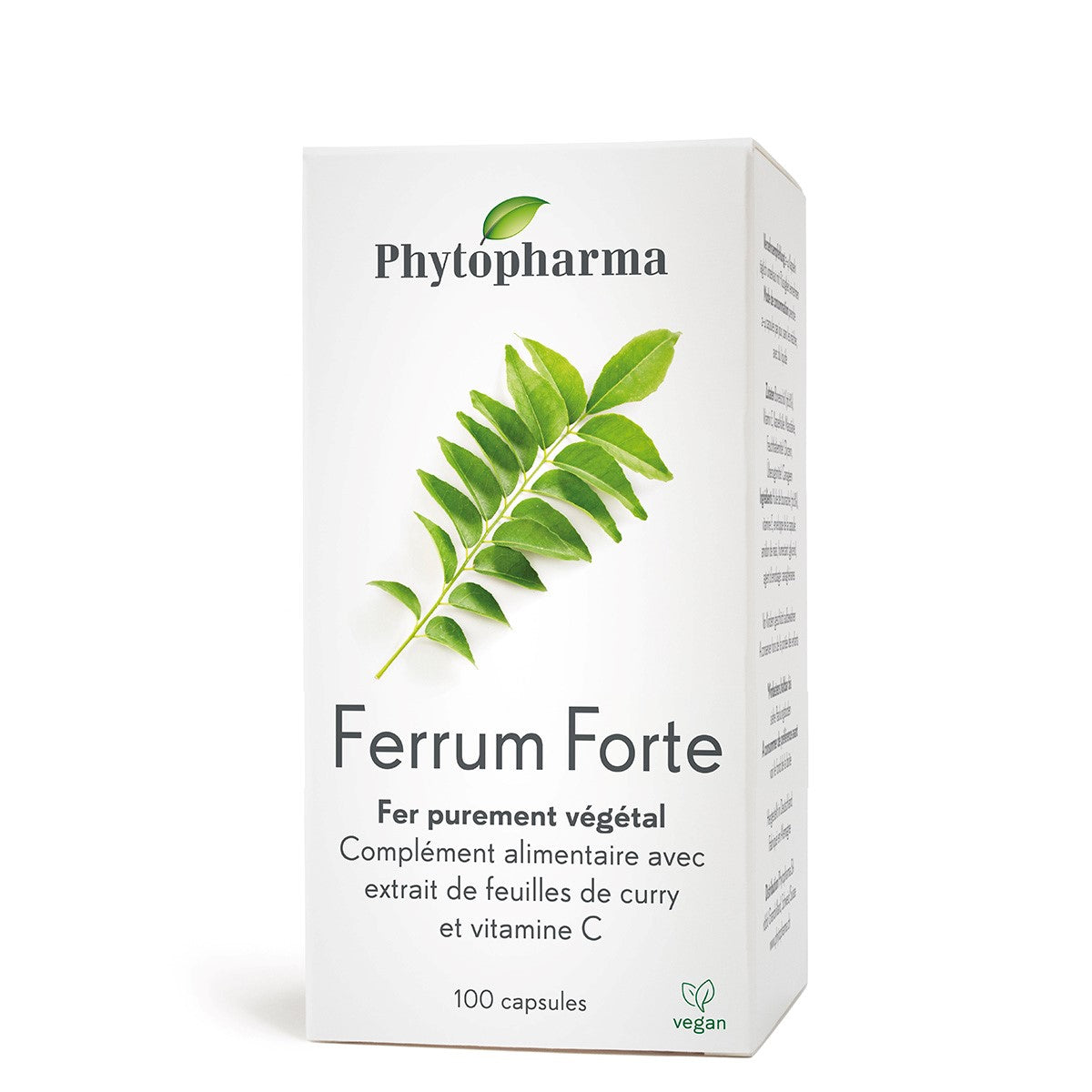 Phytopharma – Ferrum Forte Capsules | Iron & Energy Support | 100 capsules