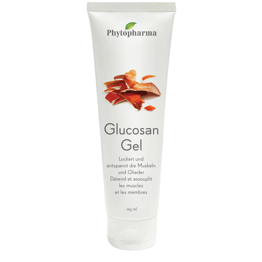 Phytopharma Glucosan Gel 125 ml – Swiss herbal muscle relaxation gel