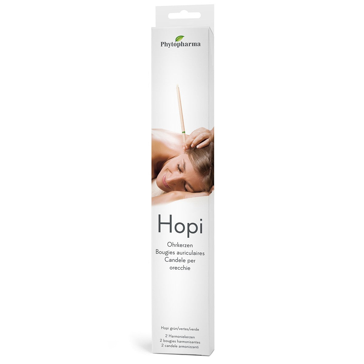 Phytopharma Hopi Ear Candles Relaxing Ear Care 2 pieces Main image