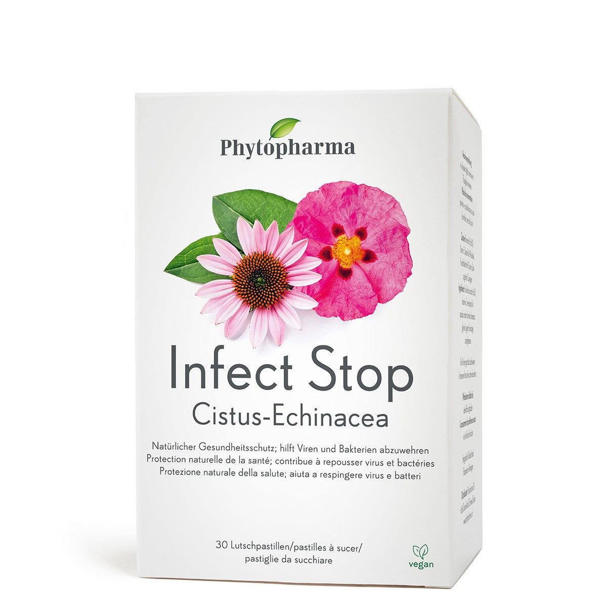 Phytopharma – Infect Stop Lozenges | Mucosal Protection & Respiratory Support | 30 lozenges