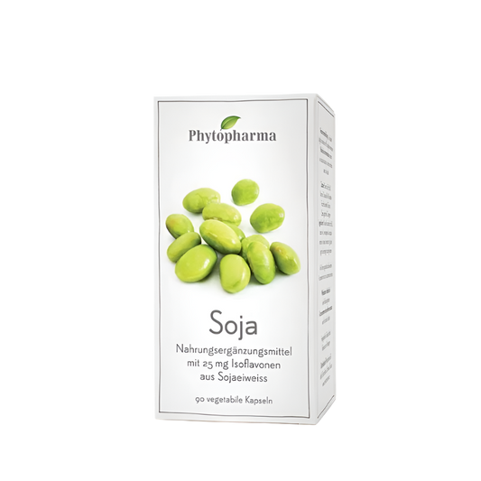 Phytopharma Soja Kapseln – Swiss soy isoflavone capsules for hormonal balance