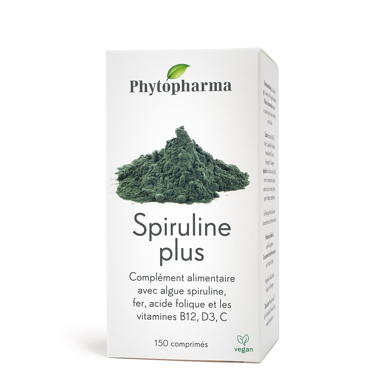 Phytopharma – Spirulina Plus Tablets | Iron & Multivitamin Support | 150 tablets Main image