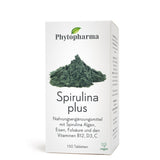 Phytopharma Spirulina plus Tabletten – Swiss spirulina tablets with iron and vitamins
