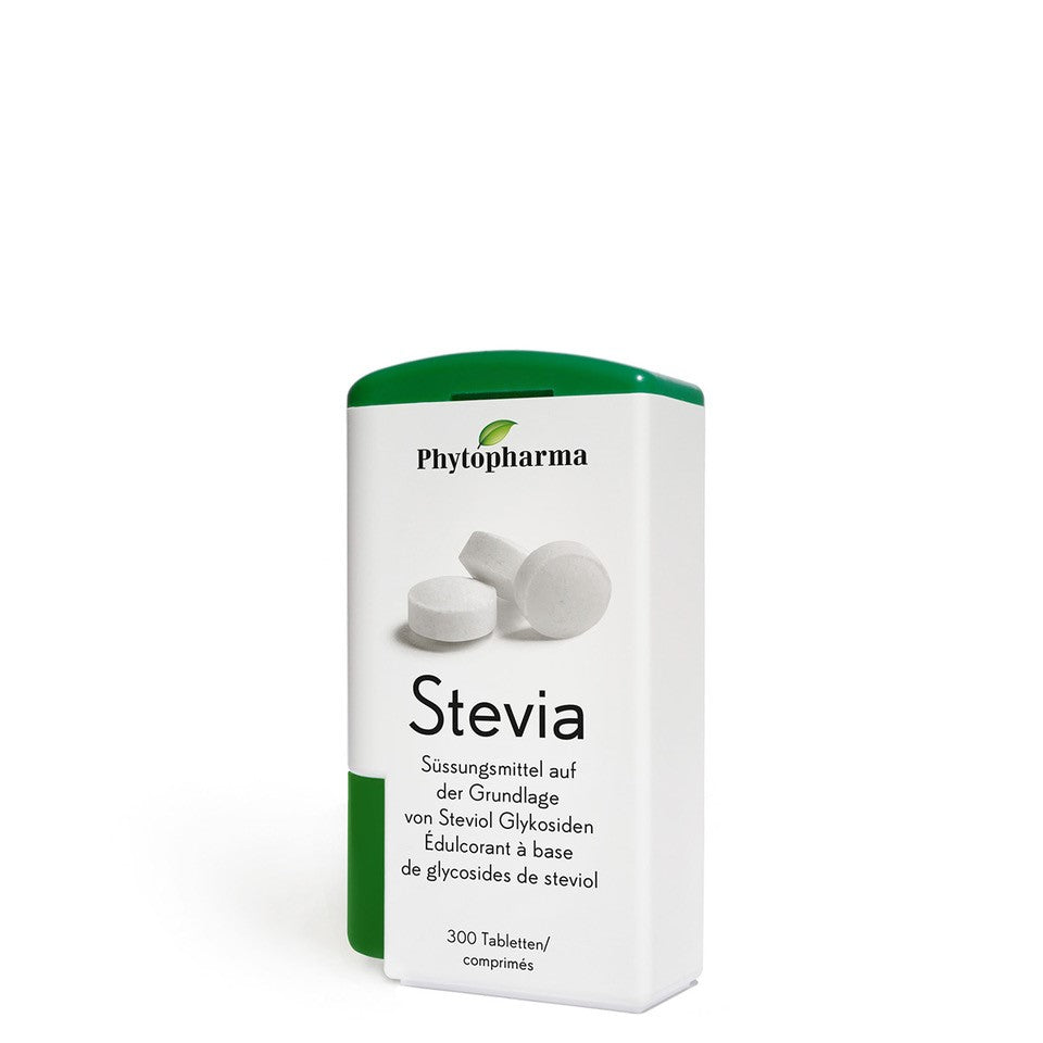 Phytopharma Stevia Tabletten – natural Stevia sweetener tablets (300 pcs) Main image