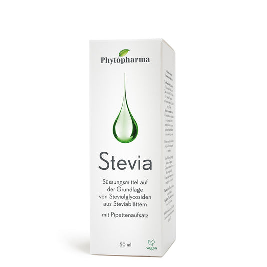 Phytopharma Stevia Tropfen – natural Stevia sweetener drops (50 ml)