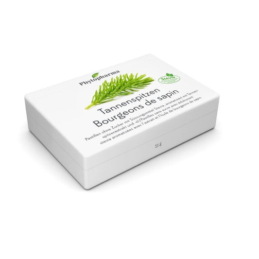 Phytopharma Tannenspitzen Pastilles – pine bud lozenges for throat comfort (55 g)